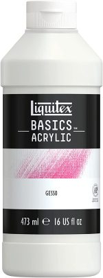 Liquitex Professional Gesso Surface Prep Medium, 473ml (16-oz), Clear - Image 5